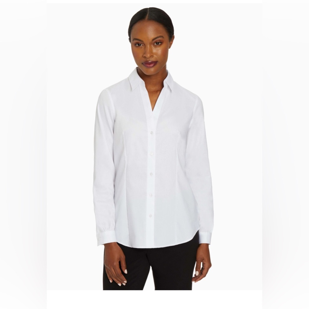 White button up oxford